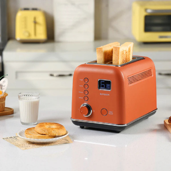 Buydeem Automatic Digital 2Slice Toaster Wayfair